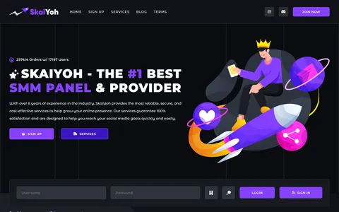 skaiyoh.com homepage