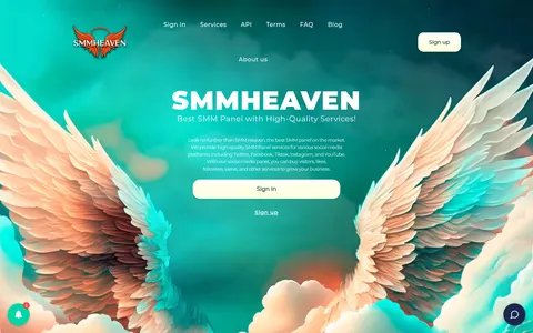 smm-heaven.net homepage