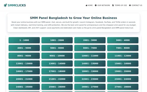 smmclicks.com homepage