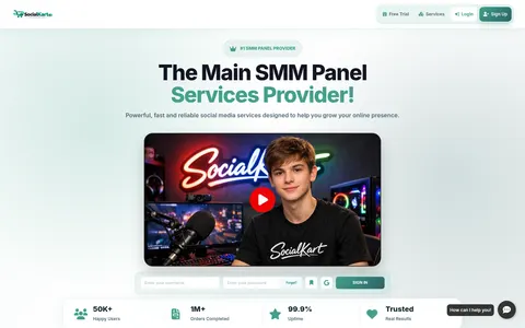 smmfriendly.com homepage