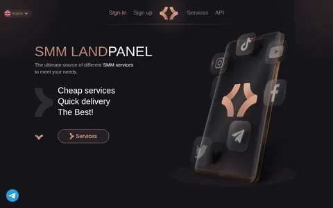 smmland.com homepage