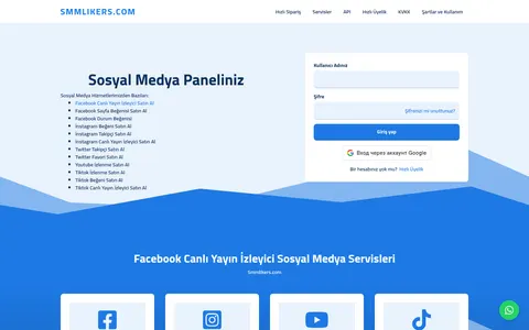 smmlikers.com homepage