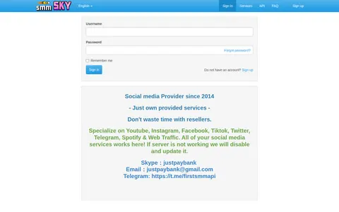 smmsky.net homepage