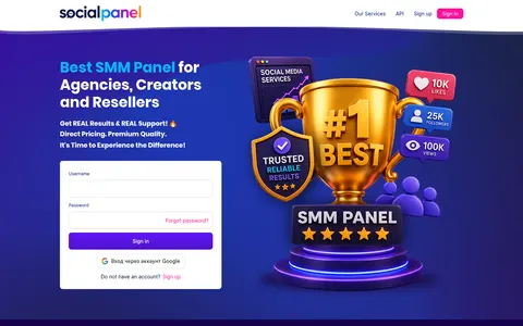 socialpanel.io homepage