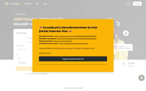 sosyalbayiniz.net homepage