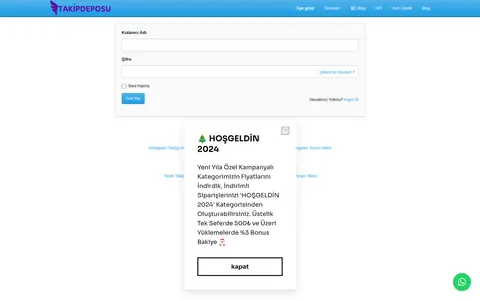 takipdeposu.com homepage