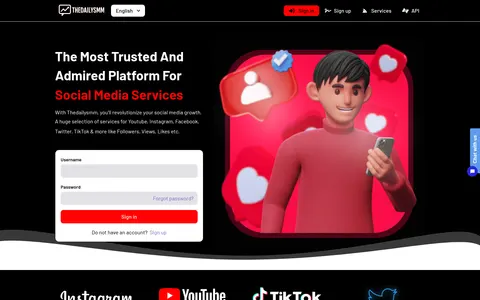 thedailysmm.com homepage