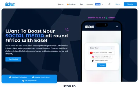 thekclaut.com homepage