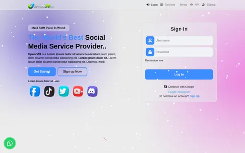 upwork99.com homepage