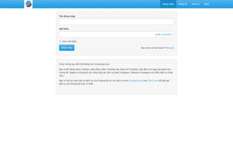vinasocial.com homepage