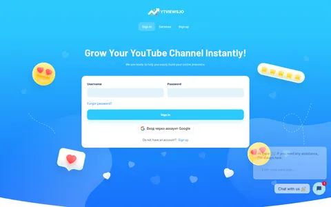 ytviews.io homepage