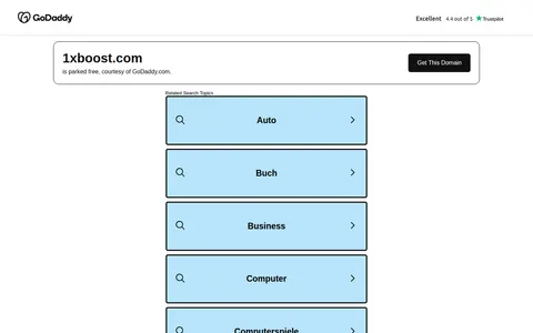 1xboost.com homepage