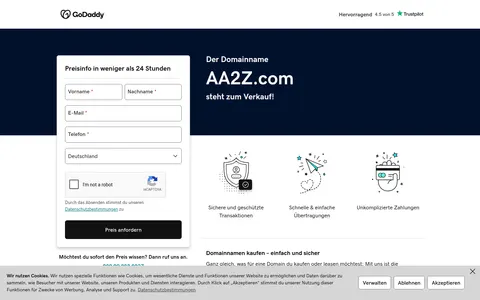 aa2z.com homepage