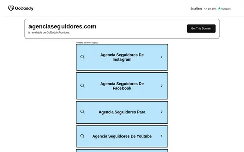 agenciaseguidores.com homepage