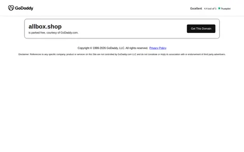 allbox.shop homepage