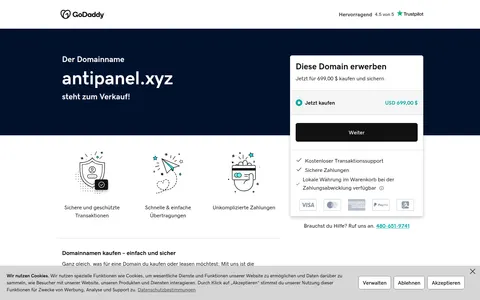 antipanel.xyz homepage