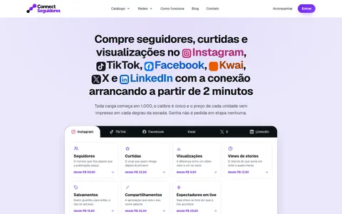 connectseguidores.com homepage