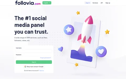 follovia.com homepage