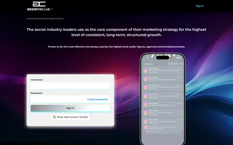 growthclub.ai homepage