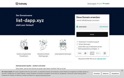 list-dapp.xyz homepage