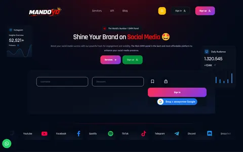 mandovd.com homepage