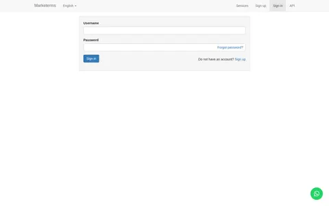 marketerms.com homepage