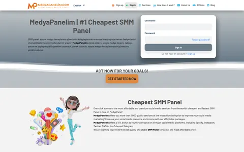 medyapanelim.com homepage