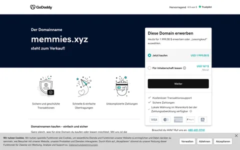 memmies.xyz homepage