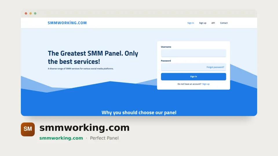 smmworking.com homepage — #11 most popular SMM panel of 2026 by real orders