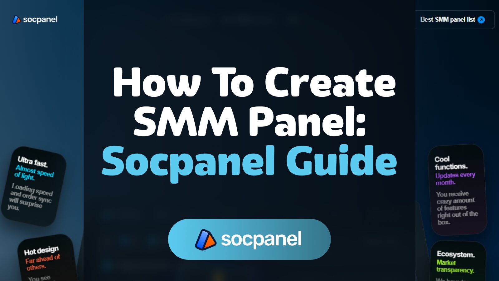 Create SMM Panel Using Socpanel: Step by Step Guide